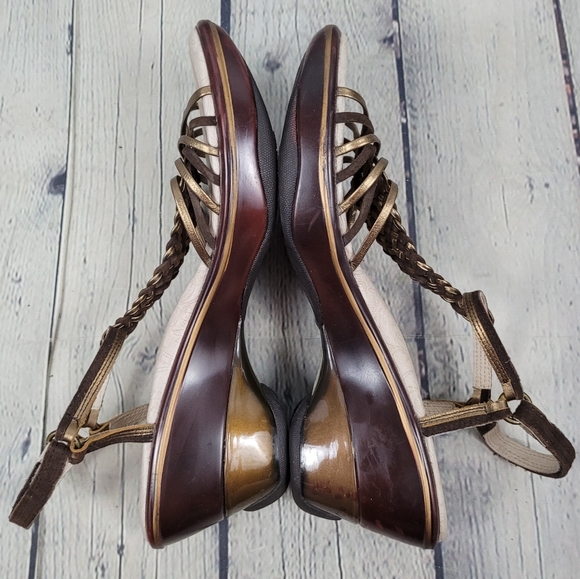 JAMBU | Acapulco Short Wedge Design woven strappy open toe sandals - Picture 2 of 10